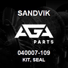 040007-109 Sandvik KIT, SEAL | AGA Parts