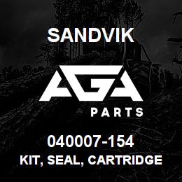040007-154 Sandvik KIT, SEAL, CARTRIDGE | AGA Parts