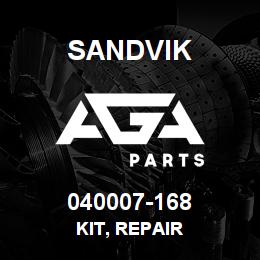 040007-168 Sandvik KIT, REPAIR | AGA Parts