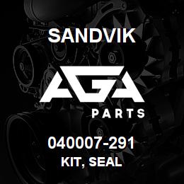 040007-291 Sandvik KIT, SEAL | AGA Parts
