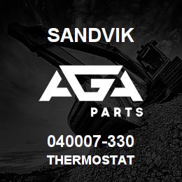 040007-330 Sandvik THERMOSTAT | AGA Parts
