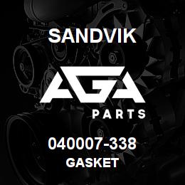 040007-338 Sandvik GASKET | AGA Parts