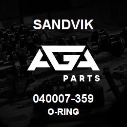 040007-359 Sandvik O-RING | AGA Parts