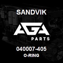 040007-405 Sandvik O-RING | AGA Parts