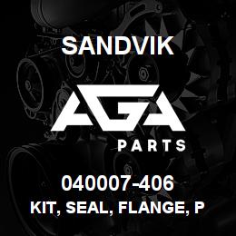 040007-406 Sandvik KIT, SEAL, FLANGE, PUMP | AGA Parts