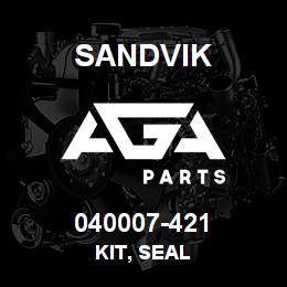 040007-421 Sandvik KIT, SEAL | AGA Parts