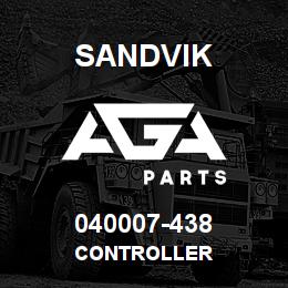 040007-438 Sandvik CONTROLLER | AGA Parts
