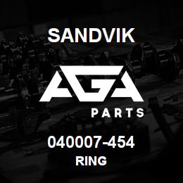 040007-454 Sandvik RING | AGA Parts