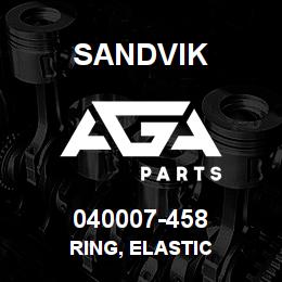 040007-458 Sandvik RING, ELASTIC | AGA Parts