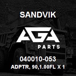 040010-053 Sandvik ADPTR, 90,1.00FL X 1.00MJIC CODE 62 | AGA Parts