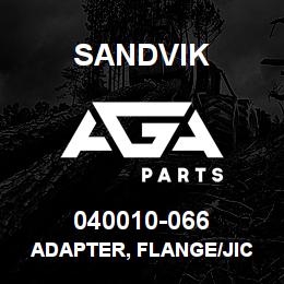 040010-066 Sandvik ADAPTER, FLANGE/JIC - 1 X 1 | AGA Parts