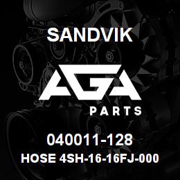 040011-128 Sandvik HOSE 4SH-16-16FJ-000-16FJ-133 | AGA Parts