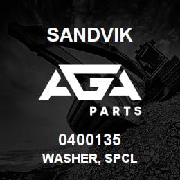 0400135 Sandvik WASHER, SPCL | AGA Parts