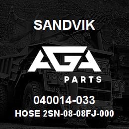 040014-033 Sandvik HOSE 2SN-08-08FJ-000-08FJ-36 | AGA Parts
