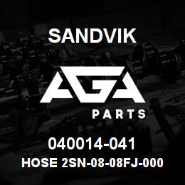 040014-041 Sandvik HOSE 2SN-08-08FJ-000-08FJ-44 | AGA Parts