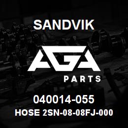 040014-055 Sandvik HOSE 2SN-08-08FJ-000-08FJ-58 | AGA Parts