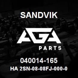 040014-165 Sandvik HA 2SN-08-08FJ-000-08FJ-168 | AGA Parts