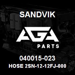 040015-023 Sandvik HOSE 2SN-12-12FJ-000-12FJ-26.3 | AGA Parts