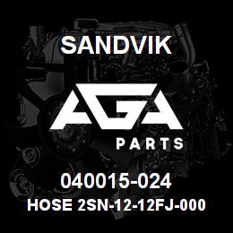040015-024 Sandvik HOSE 2SN-12-12FJ-000-12FJ-27.3 | AGA Parts