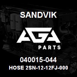 040015-044 Sandvik HOSE 2SN-12-12FJ-000-12FJ-47.3 | AGA Parts
