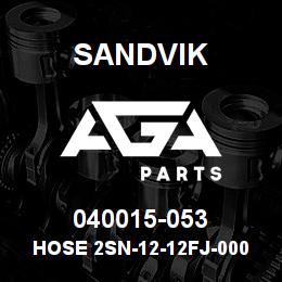040015-053 Sandvik HOSE 2SN-12-12FJ-000-12FJ-56.3 | AGA Parts