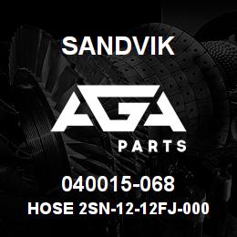 040015-068 Sandvik HOSE 2SN-12-12FJ-000-12FJ-71.3 | AGA Parts