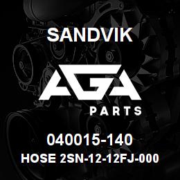 040015-140 Sandvik HOSE 2SN-12-12FJ-000-12FJ-143 | AGA Parts