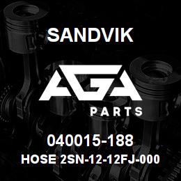 040015-188 Sandvik HOSE 2SN-12-12FJ-000-12FJ-191 | AGA Parts