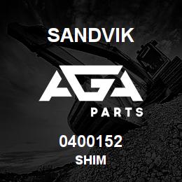 0400152 Sandvik SHIM | AGA Parts