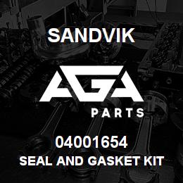 04001654 Sandvik SEAL AND GASKET KIT | AGA Parts
