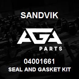 04001661 Sandvik SEAL AND GASKET KIT | AGA Parts