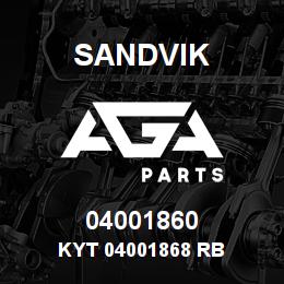 04001860 Sandvik KYT 04001868 RB | AGA Parts
