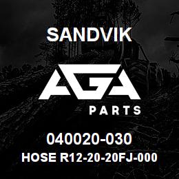 040020-030 Sandvik HOSE R12-20-20FJ-000-20FJ-33.8 | AGA Parts