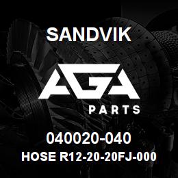 040020-040 Sandvik HOSE R12-20-20FJ-000-20FJ-43.8 | AGA Parts