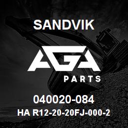 040020-084 Sandvik HA R12-20-20FJ-000-20FJ-87.8 RB | AGA Parts