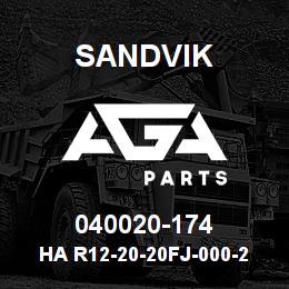 040020-174 Sandvik HA R12-20-20FJ-000-20FJ-178 | AGA Parts