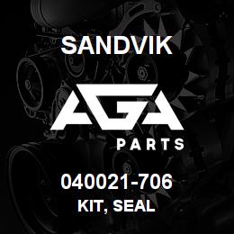 040021-706 Sandvik KIT, SEAL | AGA Parts