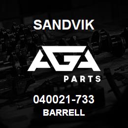 040021-733 Sandvik BARRELL | AGA Parts