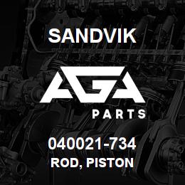 040021-734 Sandvik ROD, PISTON | AGA Parts