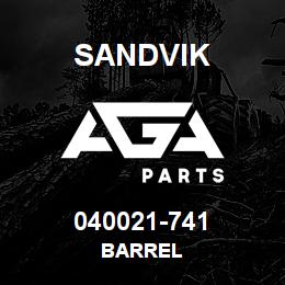 040021-741 Sandvik BARREL | AGA Parts