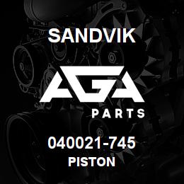 040021-745 Sandvik PISTON | AGA Parts