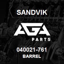 040021-761 Sandvik BARREL | AGA Parts