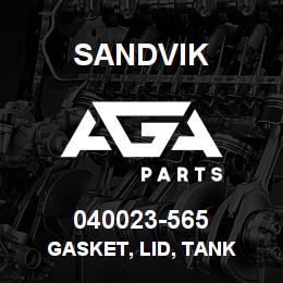 040023-565 Sandvik GASKET, LID, TANK | AGA Parts