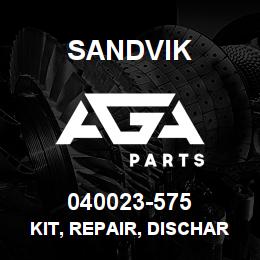 040023-575 Sandvik KIT, REPAIR, DISCHARGE VALVE | AGA Parts