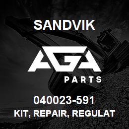 040023-591 Sandvik KIT, REPAIR, REGULATOR | AGA Parts