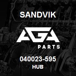 040023-595 Sandvik HUB | AGA Parts