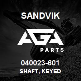 040023-601 Sandvik SHAFT, KEYED | AGA Parts