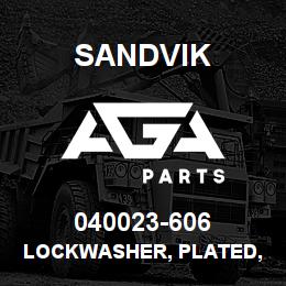 040023-606 Sandvik LOCKWASHER, PLATED, 1/2 | AGA Parts