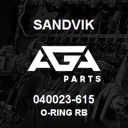 040023-615 Sandvik O-RING RB | AGA Parts