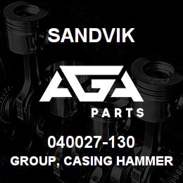 040027-130 Sandvik GROUP, CASING HAMMER JIB/WINCH | AGA Parts